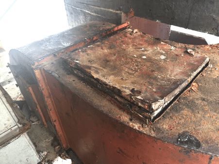 rusted ductwork